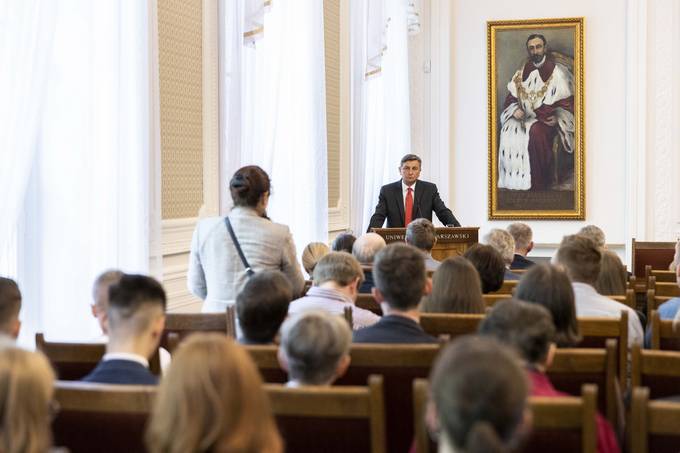 Predsednik Pahor zael uradni obisk na Poljskem s pogovorom s tudenti o evropski prihodnosti
